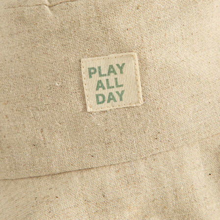 Cute Cırcus Keten Şapka Bej