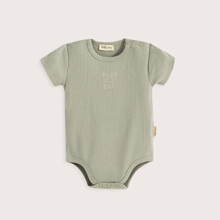 Cute Circus Kısa Kollu Body YEŞİL