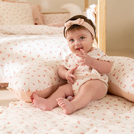 Cherry Boom Baskılı Body Vanilya