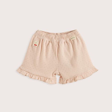 Cherry Boom Fırfırlı Şort Pembe