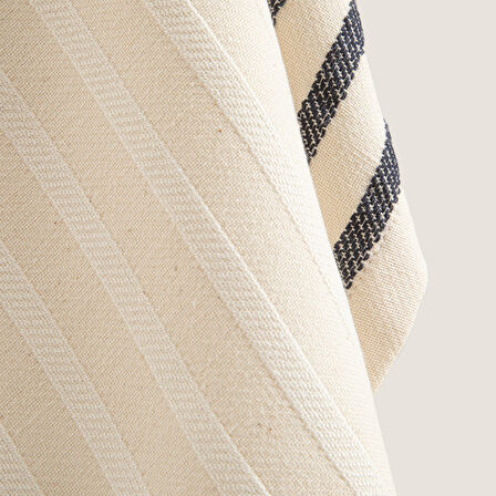 Novella Mutfak Havlusu Natural/Marin Mavi