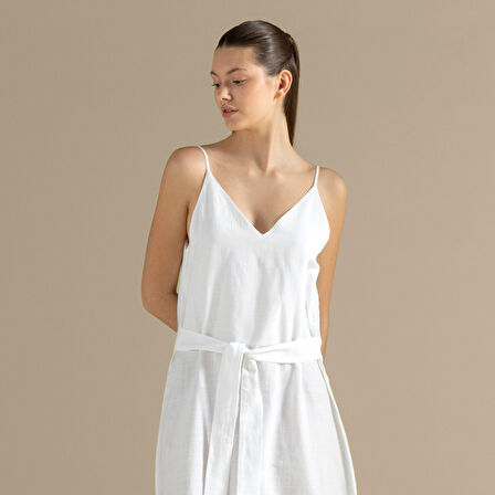 Clarıs Elbıse Beyaz