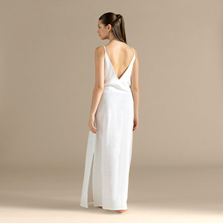 Clarıs Elbıse Beyaz