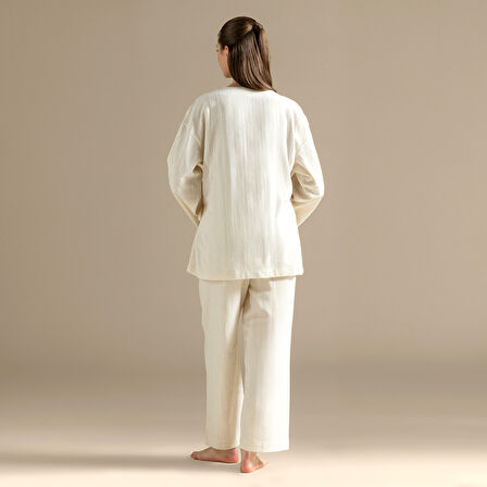 Patrızıa Sabahlık Ekru