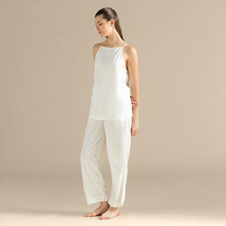 Mırra Pıjama Takımı Ekru