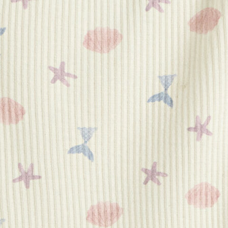 Magıc Sea Ip Askılı Body Ekru/Baskılı