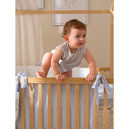 Sea Sİde Çizgili Body Mavi