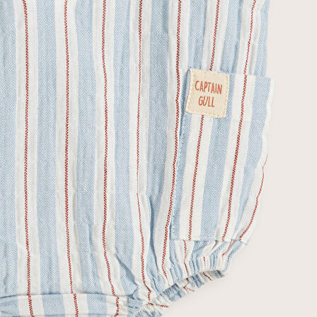 Sea Sİde Çizgili Body Mavi