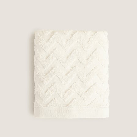 Zıgzag %100 Pamuk 3'lu El Havlusu Seti 30x40 cm Gri/Lila/Beyaz