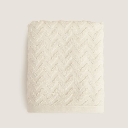 Zıgzag %100 Pamuk 3'lu Yüz Havlusu Seti 50x80 cm Mürdüm/Bej/Ekru