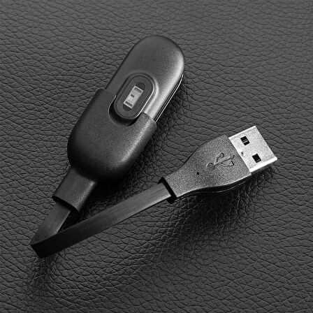 Siyah Xiaomi Mi Band 3 Usb Şarj Kablosu-Zore