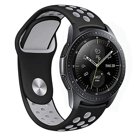 Huawei Watch GT 3 42mm KRD-02 Uyumlu Zore Kordon-Siyah-Gri