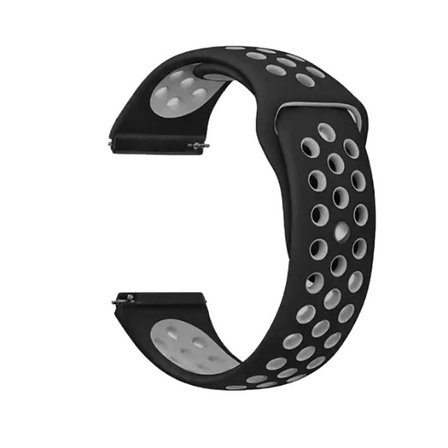 Galaxy Watch 46mm (22mm) KRD-02 Uyumlu Zore Kordon-Siyah-Gri