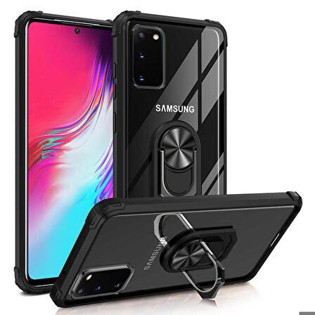Galaxy S20 Uyumlu Zore Mola Kapak-Siyah