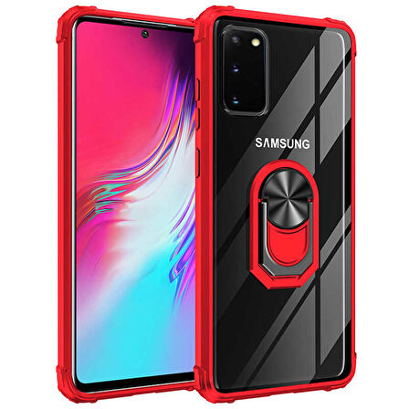 Galaxy S20 Uyumlu Zore Mola Kapak-Kırmızı