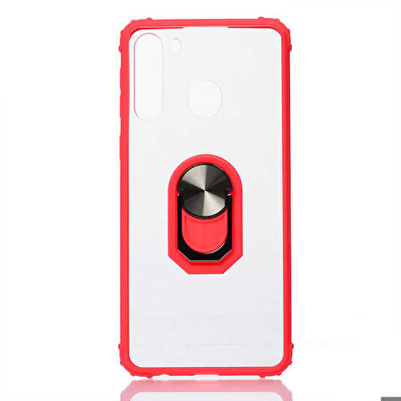 Galaxy A21 Uyumlu Zore Mola Kapak-Kırmızı