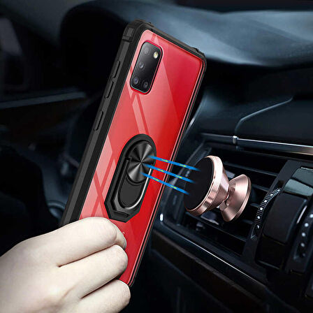 Galaxy A31 Uyumlu Zore Mola Kapak-Kırmızı