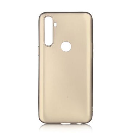 Lexroo Realme C3 Kılıf Lexroo Premier Silikon Kapak - Gold