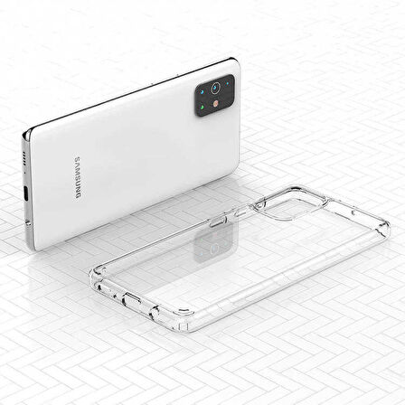 Galaxy A71 Uyumlu Zore Coss Kapak-Renksiz
