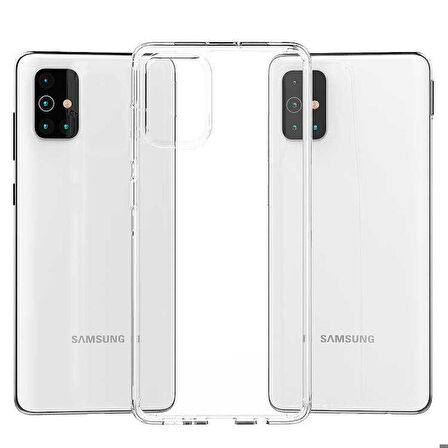 Galaxy A71 Uyumlu Zore Coss Kapak-Renksiz