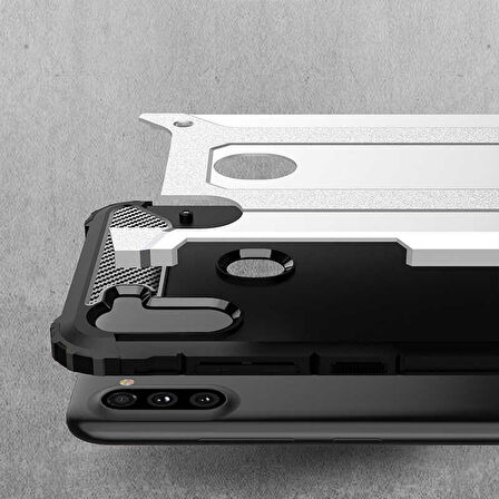 Galaxy M11 Uyumlu Zore Crash Silikon Kapak-Gold