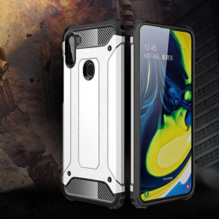 Galaxy M11 Uyumlu Zore Crash Silikon Kapak-Rose Gold