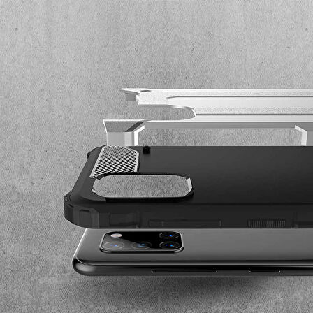 Galaxy A31 Uyumlu Zore Crash Silikon Kapak-Mavi