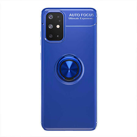 Galaxy A31 Uyumlu Zore Ravel Silikon Kapak-Mavi
