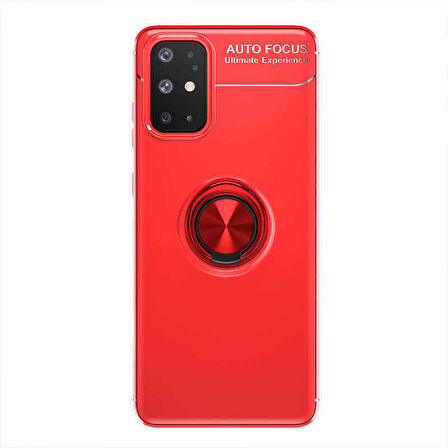 Galaxy A31 Uyumlu Zore Ravel Silikon Kapak-Kırmızı