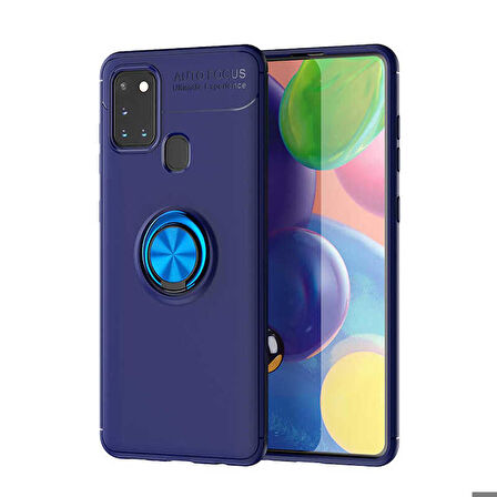 Galaxy M31 Uyumlu Zore Ravel Silikon Kapak-Mavi