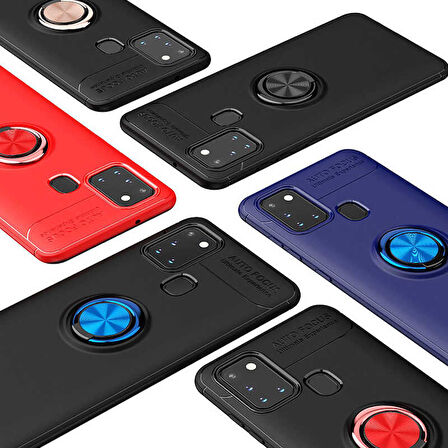 Galaxy M31 Uyumlu Zore Ravel Silikon Kapak-Mavi