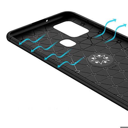 Galaxy M31 Uyumlu Zore Ravel Silikon Kapak-Mavi