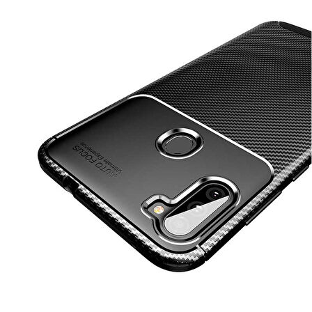 Galaxy A11 Uyumlu Zore Negro Silikon Kapak-Lacivert
