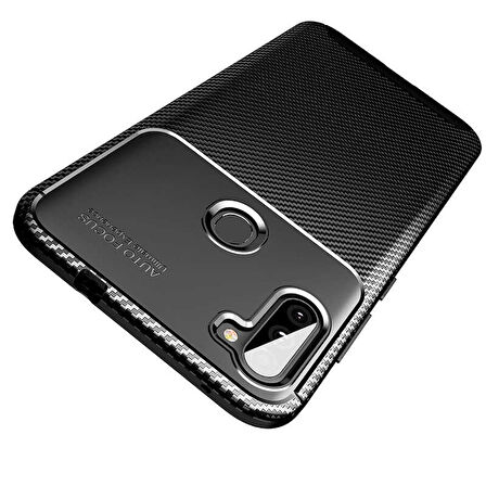 Galaxy M11 Uyumlu Zore Negro Silikon Kapak-Lacivert