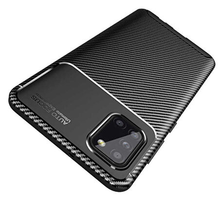 Galaxy A31 Uyumlu Zore Negro Silikon Kapak-Kahverengi