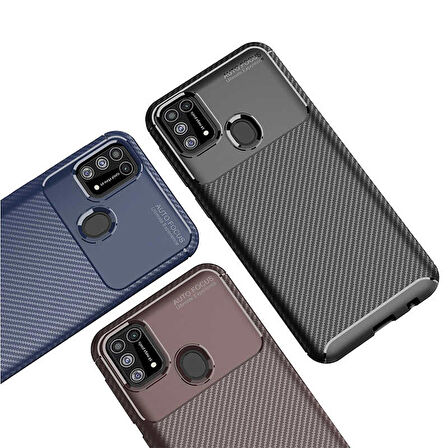 Galaxy M31 Uyumlu Zore Negro Silikon Kapak-Siyah