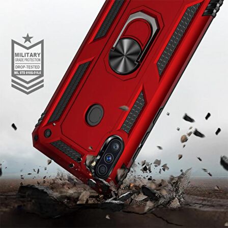 Galaxy M11 Uyumlu Zore Vega Kapak-Siyah