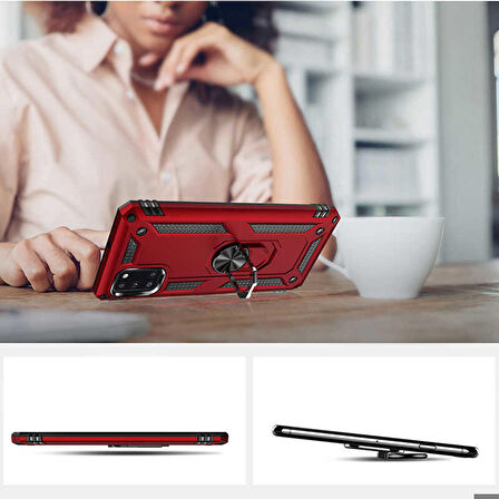 Galaxy A31 Uyumlu Zore Vega Kapak-Gri