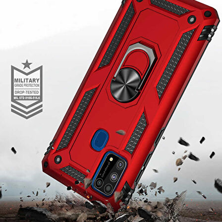 Galaxy M31 Uyumlu Zore Vega Kapak-Rose Gold