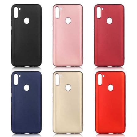 Galaxy M11 Uyumlu Zore Premier Silikon Kapak-Lacivert