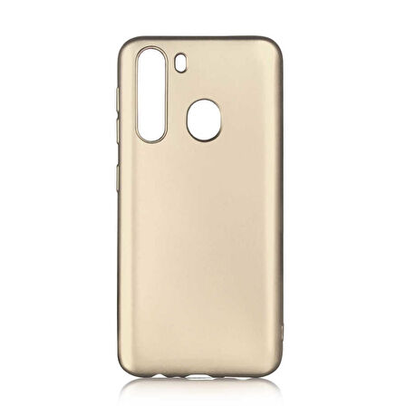 Galaxy A21 Uyumlu Zore Premier Silikon Kapak-Gold