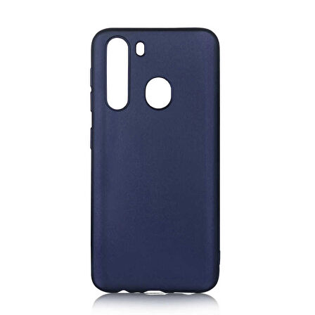 Galaxy A21 Uyumlu Zore Premier Silikon Kapak-Lacivert