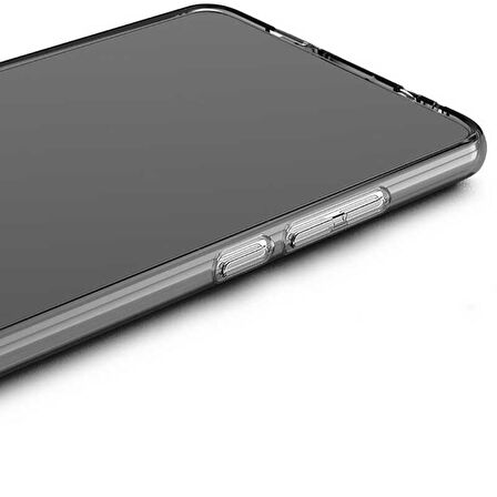 Galaxy A21 Uyumlu Zore Süper Silikon Kapak-Renksiz