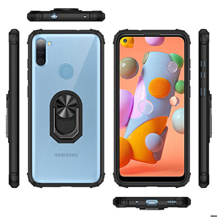 Galaxy A11 Uyumlu Zore Mola Kapak-Lacivert