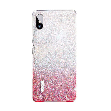 Apple iPhone XS Nex Cover Parlak Işıltılı Sert Silikon Kapak Kılıf