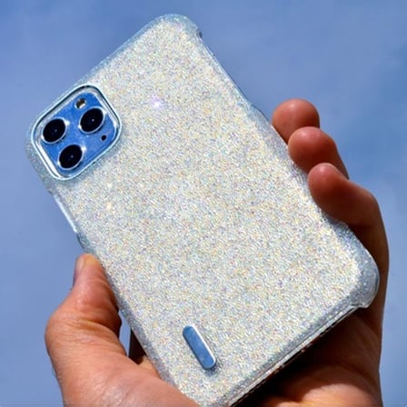 Apple iPhone XS Nex Cover Parlak Işıltılı Sert Silikon Kapak Kılıf