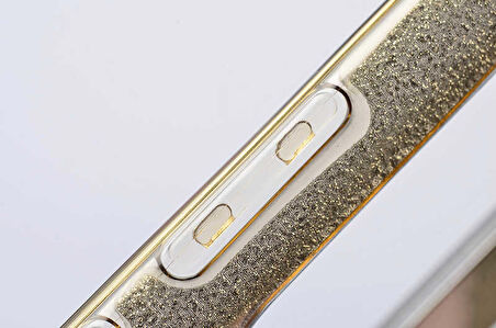 Galaxy S20 Ultra Uyumlu Zore Shining Silikon-Gold