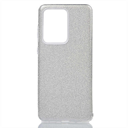 Galaxy S20 Ultra Uyumlu Zore Shining Silikon-Gri
