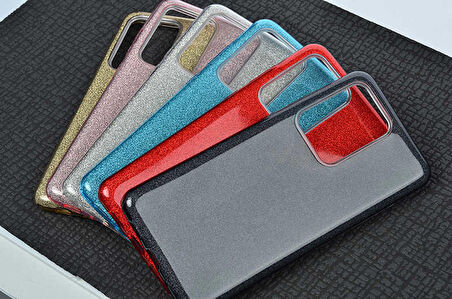 Galaxy S20 Ultra Uyumlu Zore Shining Silikon-Mavi