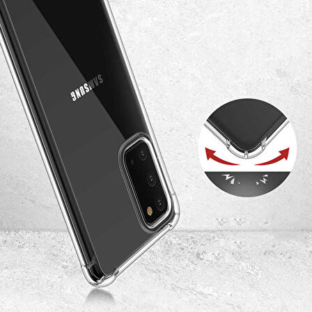 Galaxy A31 Uyumlu Zore Nitro Anti Shock Silikon-Renksiz